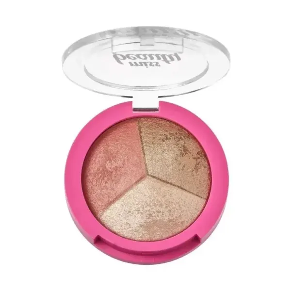 پالت آرایشی سه کاره میس بیوتی گلدن رز GOLDEN ROSE - Image 2