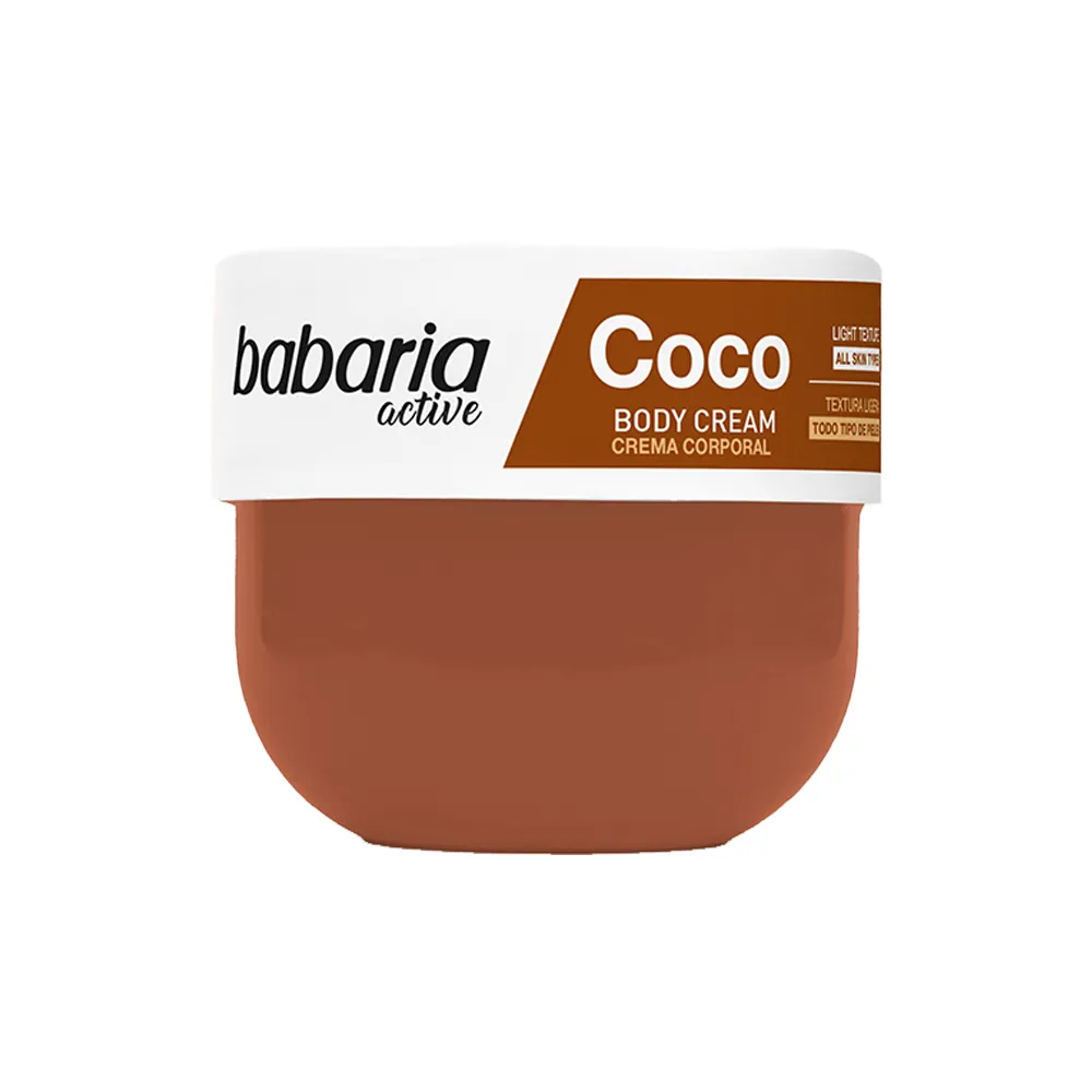 کرم بدن آبرسان نارگیل باباریا حجم 400 میل