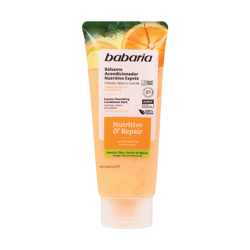 بالم نرم کننده مغذی و ترمیم کننده مو باباریا حجم 200 میل