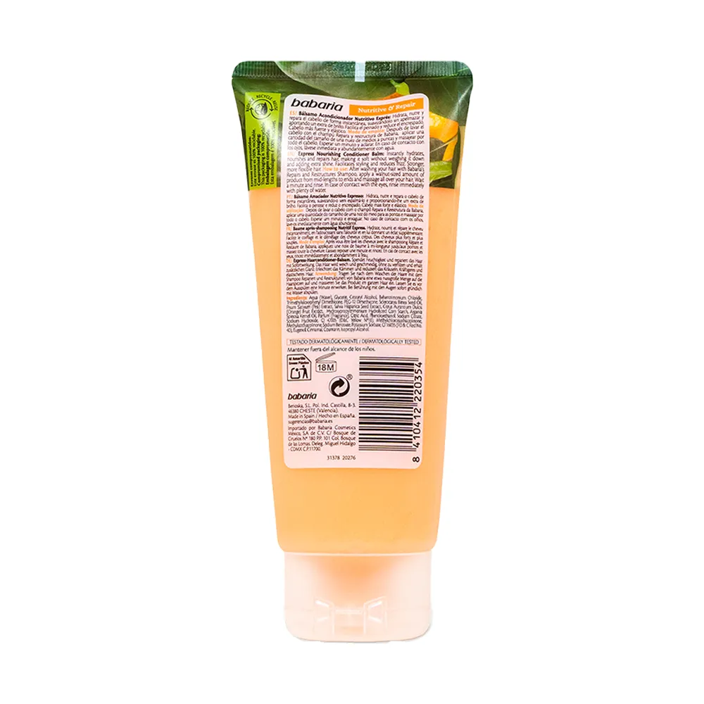 بالم نرم کننده مغذی و ترمیم کننده مو باباریا حجم 200 میل - Image 2