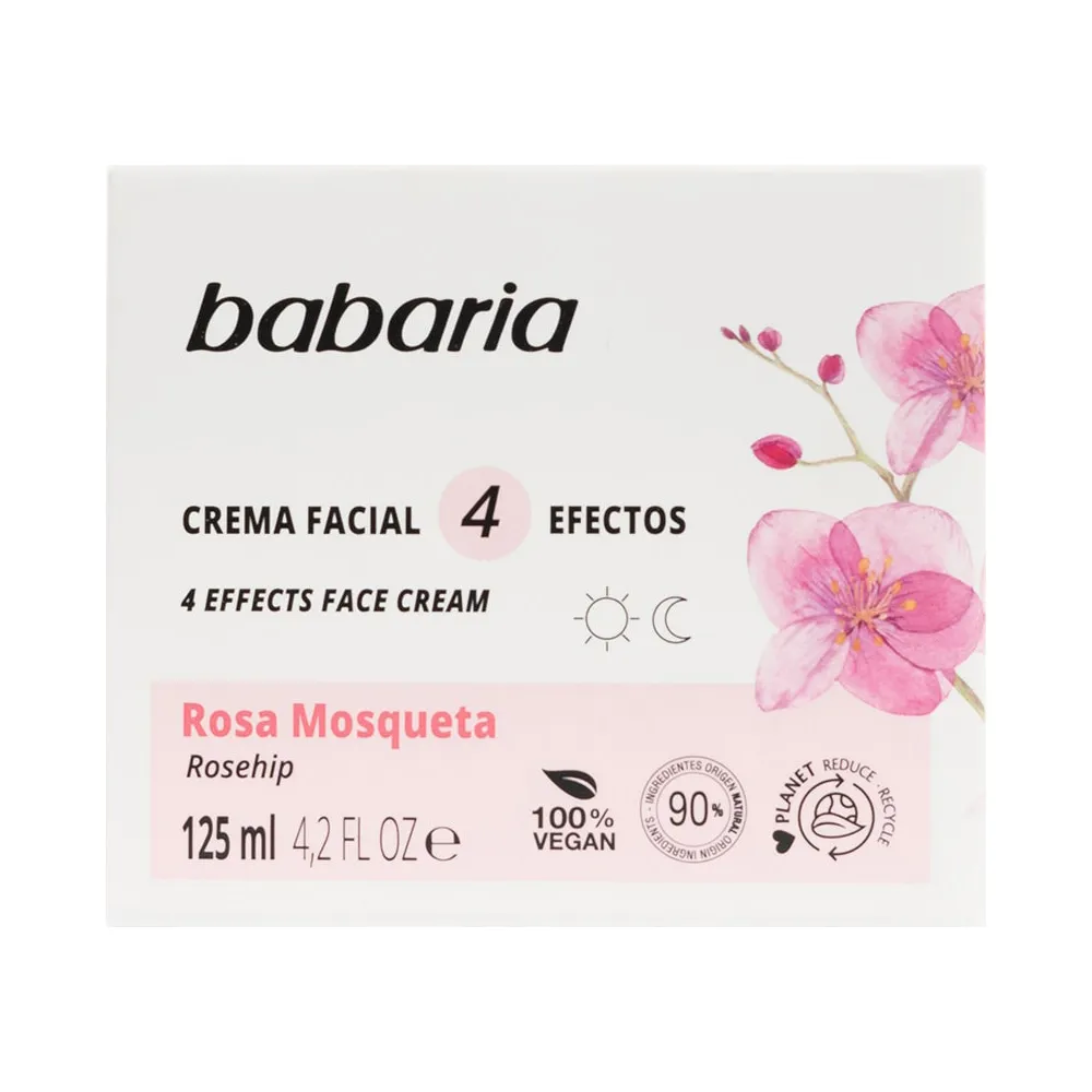 کرم ضد چروک رز باباریا, کرم 4 کاره صورت Babaria, کرم ضد پیری 125 میل, کرم مرطوب کننده رز باباریا, کرم روشن کننده پوست Babaria, خرید کرم ضد چروک ترکیه ای, کرم سفت کننده صورت پرواشاپ