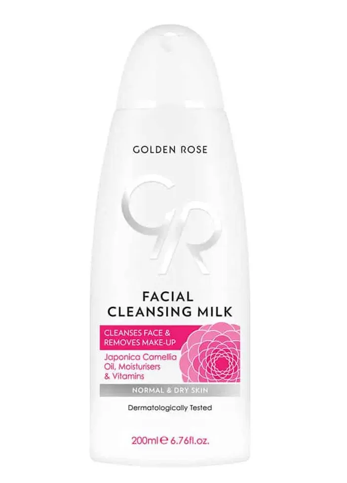 شیر پاک کن صورت گلدن رز حجم 200 میلیلیتر