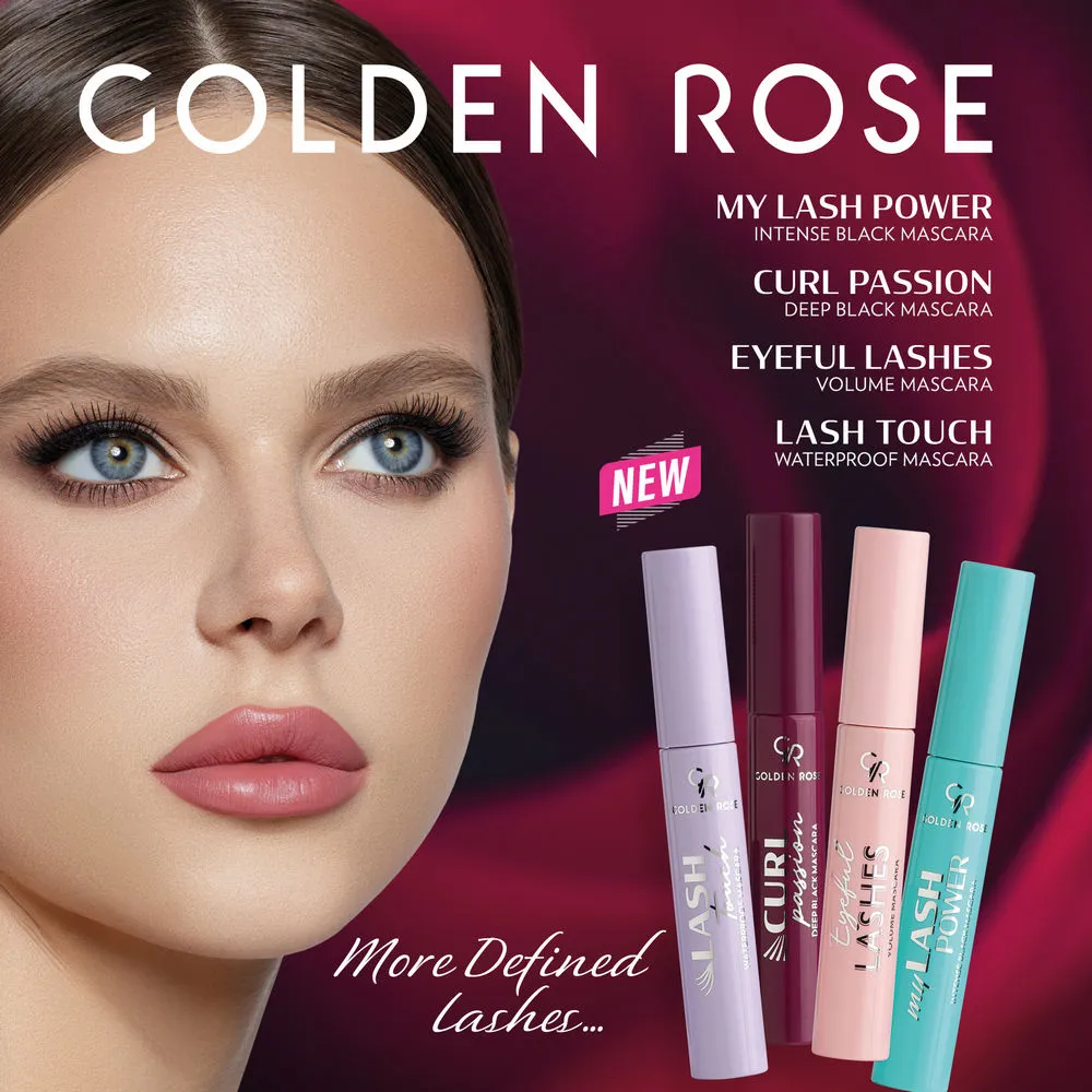 ریمل حجم دهنده گلدن رز مدل Eyeful Lashes - Image 3