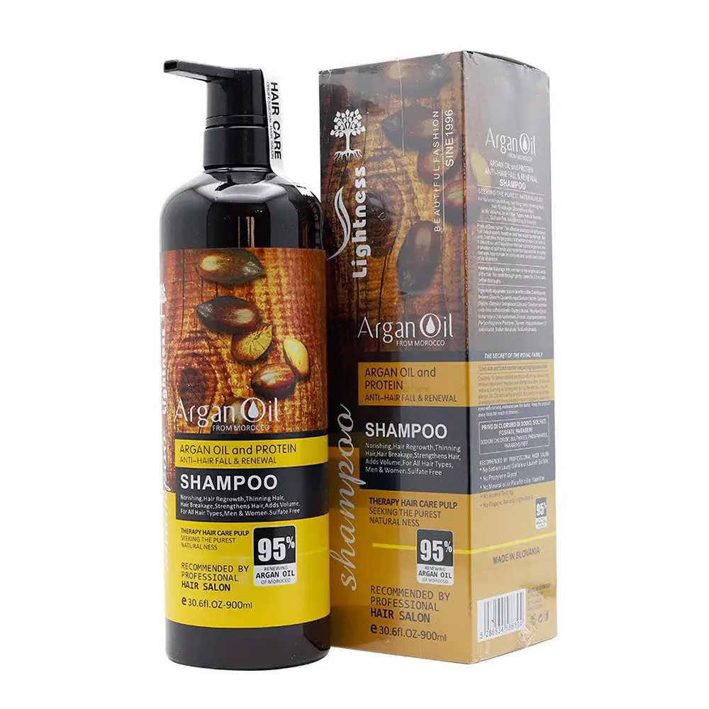 شامپو تقویت کننده لایتنس حاوی روغن آرگان حجم 900 میلیلیتر