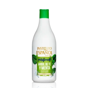 شامپو چای درخت و نعنا اسپانول شامپو ضد شوره اسپانول 750 میل شامپو موهای چرب اسپانول Tea Tree Mint Shampoo Instituto Español شامپو پاک کننده چربی مو موهای چرب و شوره دار عصاره چای درخت برای مو نعنا خنک کننده پوست سر شامپو ضد چربی و شوره طبیعی کنترل سبوم مو Instituto Español tea tree shampoo شامپو روزانه موهای چرب تسکین خارش پوست سر شامپو حجم دهنده موهای چرب مراقبت موهای مستعد شوره