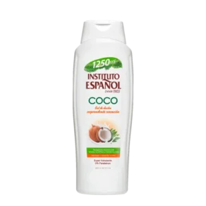 شامپو بدن نارگیل اسپانول شامپو بدن اسپانول 1250 میل Coconut Body Shampoo Instituto Español شامپو مرطوب کننده پوست خشک شامپو برای پوست حساس انواع پوست و خشک روغن نارگیل برای پوست هیدراتاسیون عمیق پوست بدن تسکین التهاب پوست حساس شامپو بدن طبیعی نارگیل Instituto Español coconut shampoo شامپو روزانه برای پوست خشک نرم کننده پوست حساس شامپو بدون پارابن بدن مراقبت پوست خشک و آسیب دیده